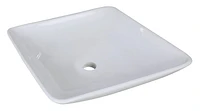 American Imaginations AI-31473 16,5 pouces W au-dessus du navire blanc de compteur pour le bâti de mur de bâti de mur