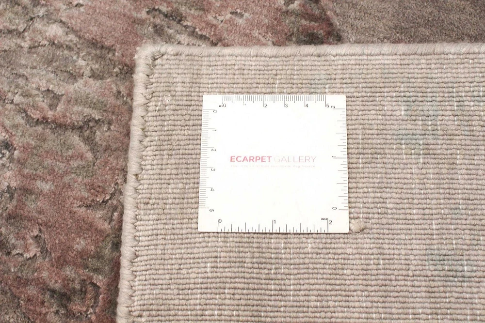 ECARPETGALLERY 5'2" x 7'8"  Contemporary Galleria Hand Loomed Area Rug for Living Room, Dining Room and Bedroom in Grey