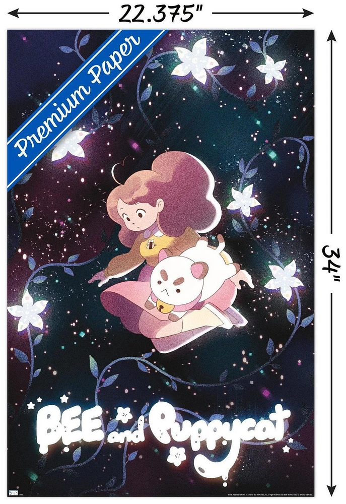 Bee And Puppycat - Space Flowers Key Art Wall Poster, 22.375" x 34"