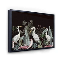 Designart Chinoiserie Aux Oiseaux Et Pivoines III ART MURAL À CADRE FLOTTÉ