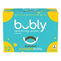 bubly Coconut Pineapple, BUBLY COCO PINEAPPLE 12x355 mL