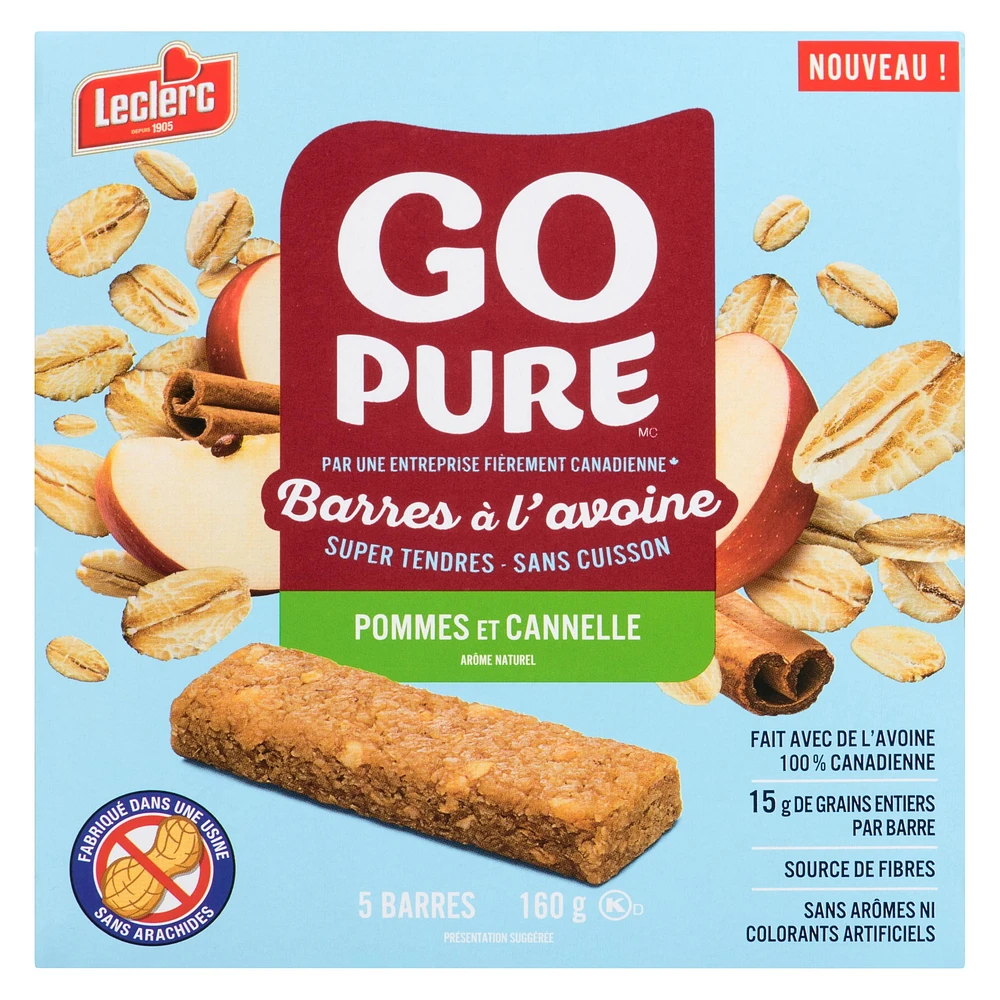 Avoine Pomme Cannelle Barres