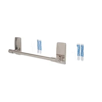 Porte-serviette à mains pour la salle de bain Command(MC), BATH41-SN-EF, nickel satiné, 1,4 kg (3 lb) BATH41-SN-EF, nickel satiné