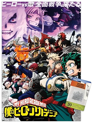 My Hero Academia: Season 6 - Key Art Wall Poster, 22.375" x 34"