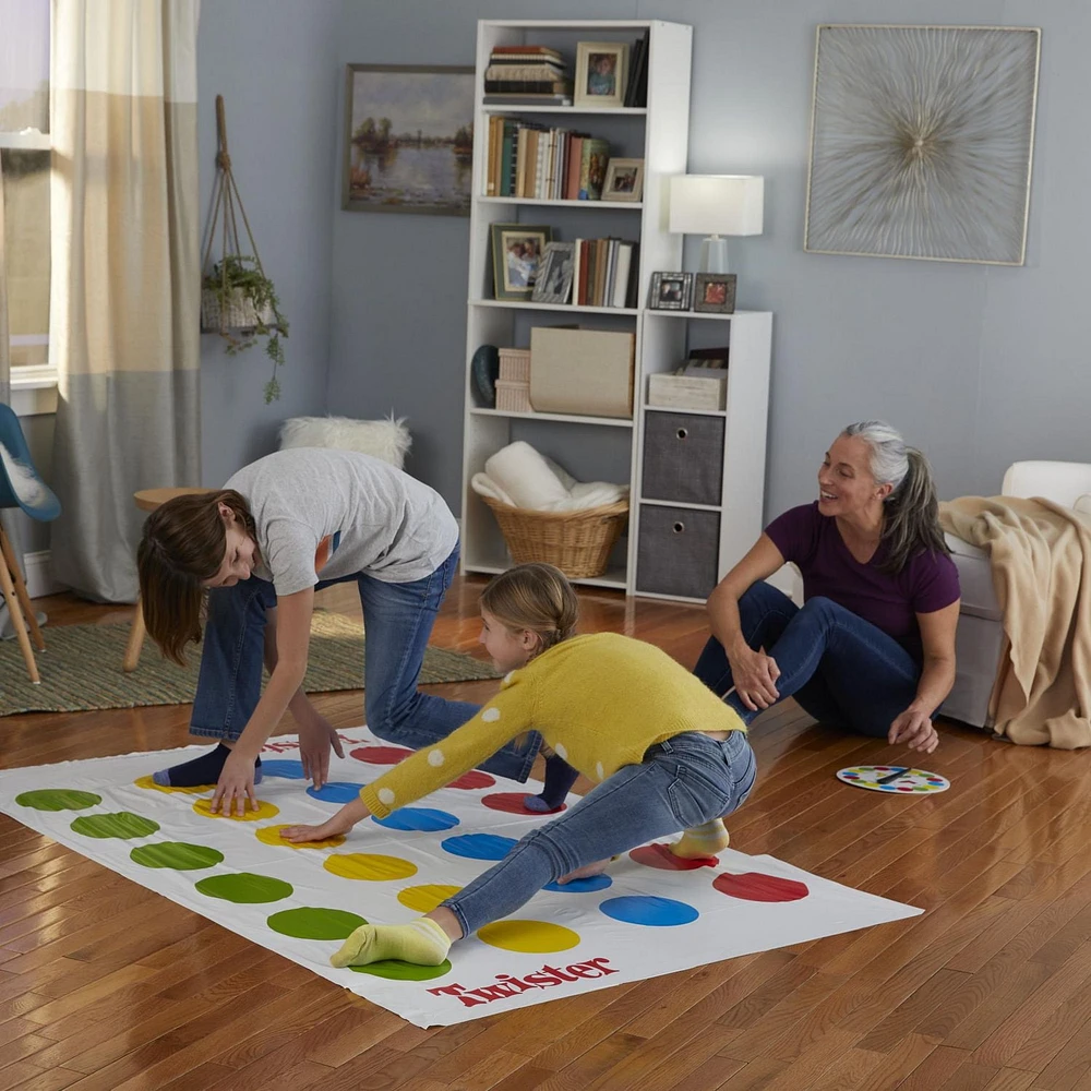 Twister Game with Spinner's Choice and Air Moves, Kids Party Games for 2+ Players, Ages 6 and up
