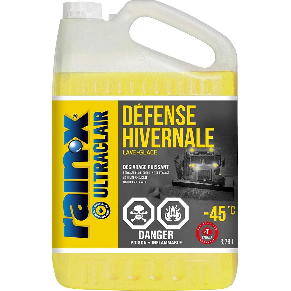 Rain-X® UltraClair - Lave-glace Défense hivernale, -45 °C 3,78 L