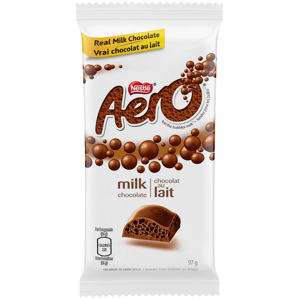 AERO® Milk Chocolate bar, 97 g