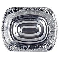 Luciano Housewares Rectangular Aluminum Foil Roast Pan Set