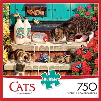 Buffalo Games Cats Le puzzle Doorstep Raiders en 750 pièces