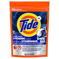 Tide Hygienic Clean Power PODS Laundry Detergent Pacs, Original Scent, Removes Visible and Invisible Dirt, 18CT