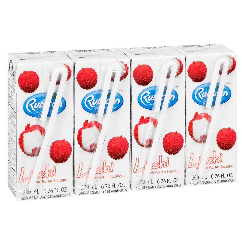 Jus Litchi Rubicon - 200ml Cree en utilasant les meillures Litchi.