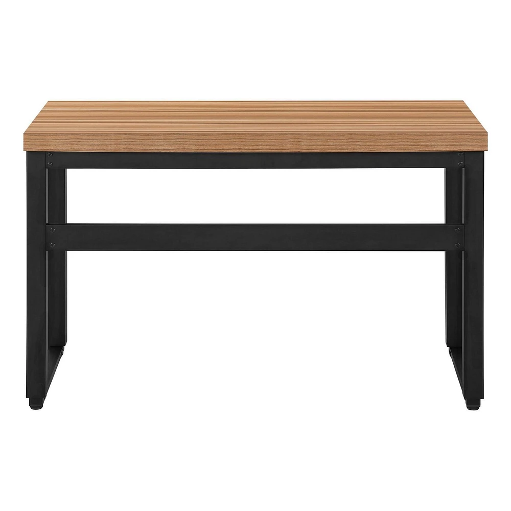 Monarch Specialties Bureau, Bureau À Domicile, Debout, Ajustable, 48"l, Travail, Ordinateur Portable, Métal, Stratifié, Brun, Noir, Contemporain, Moderne