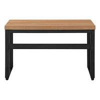 Monarch Specialties Bureau, Bureau À Domicile, Debout, Ajustable, 48"l, Travail, Ordinateur Portable, Métal, Stratifié, Brun, Noir, Contemporain, Moderne