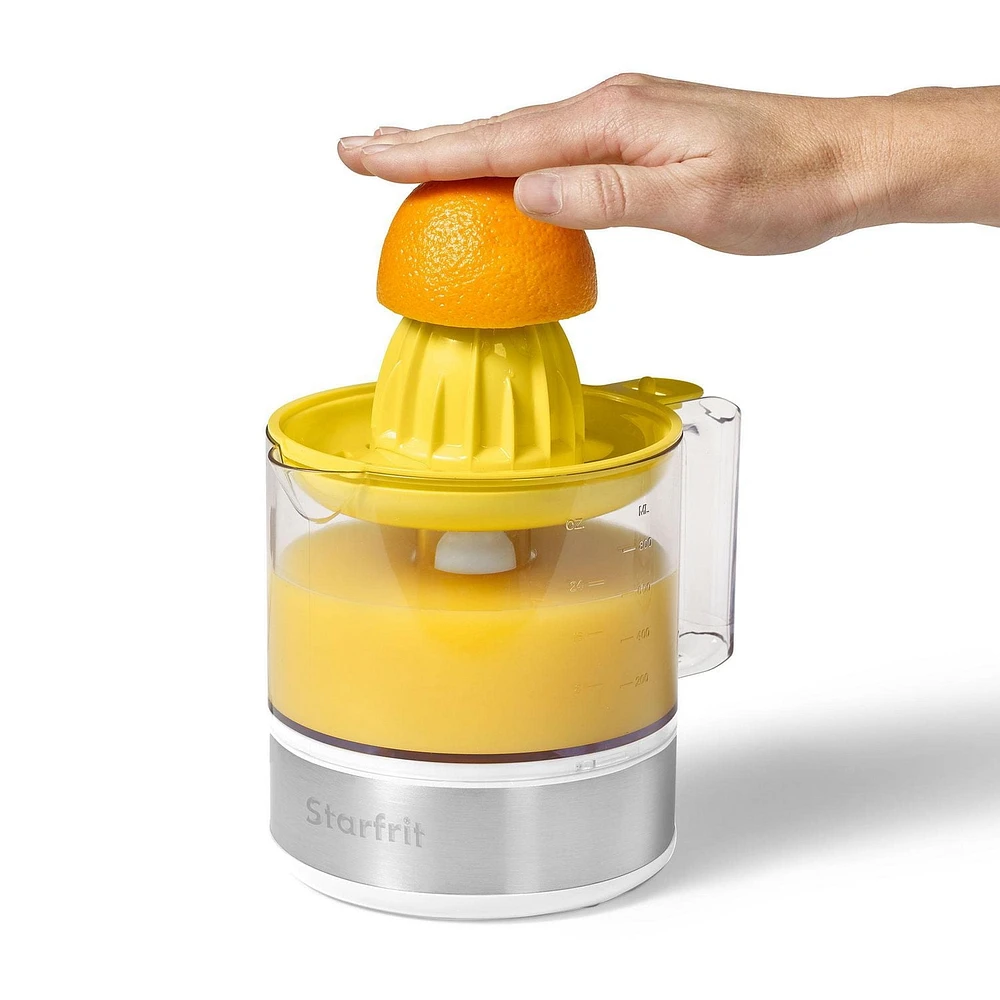 Starfrit Electric Citrus Juicer, Pressure-activated start