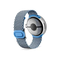 Google Woven Braided Wristband for Pixel Watch 2 Smartwatch Blue