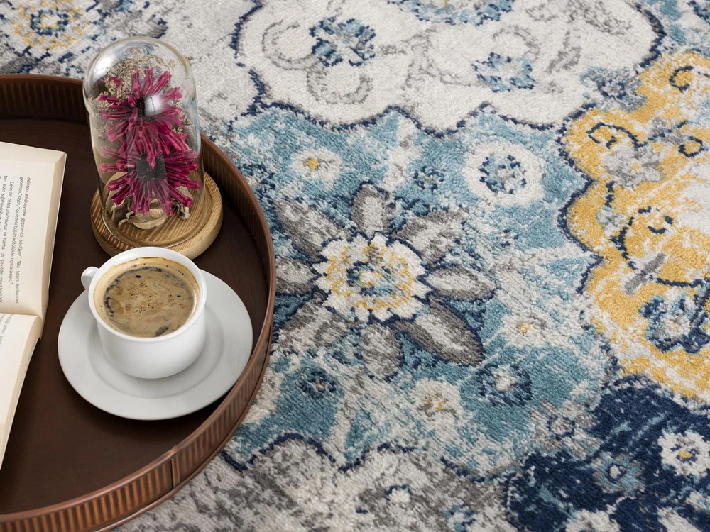 Rug Branch Savannah Collection Modern Floral Area Rug