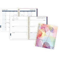 Grand planificateur hebdomadaire/mensuel Mead Color Leaf Planificateur