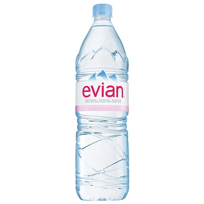 evian natural spring water, 1.5L Bottle, 1.5 L