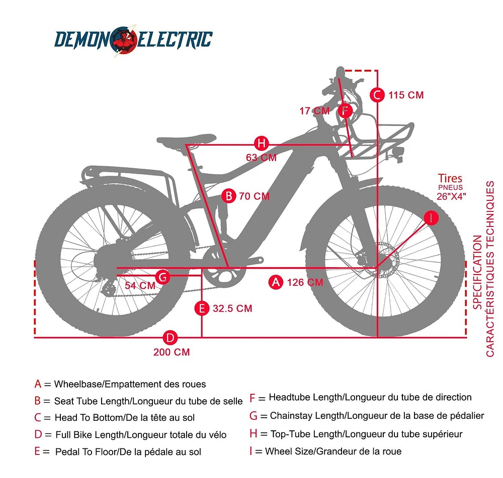 Demon Electric 26" Hunting Electric Bike, 750W Fat-Tire Electric Bicycle, 32km/h Off-Road E-Bike, Electric Mountain Bike with SHIMANO 7 Speed Gear - Camo