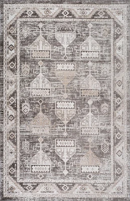 Rug Branch Cadence Vintage Indoor Area Rug, Brown Beige, Distressed - Living Room, Bedroom, Dining Room