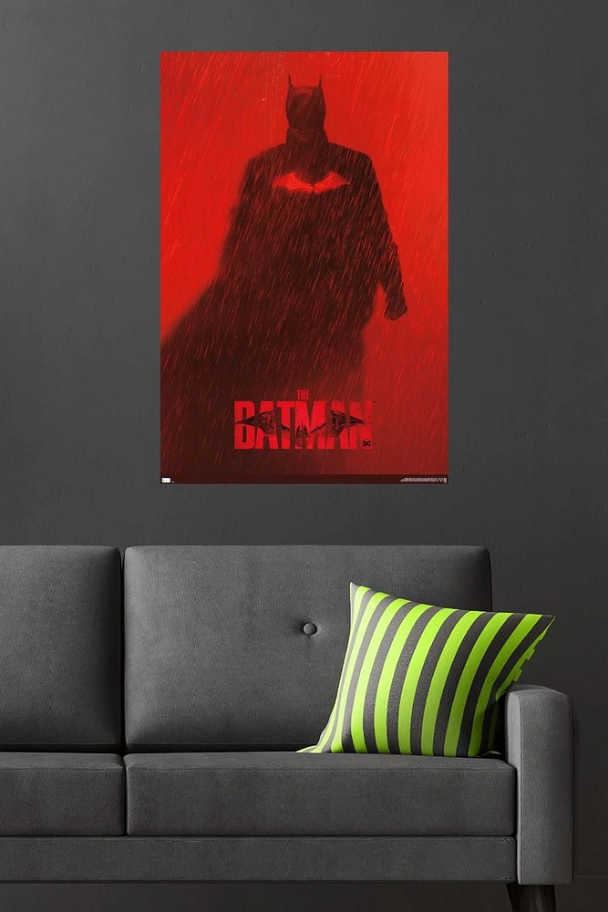 DC Comics Movie The Batman - Batman Teaser One Sheet Wall Poster, 22.375" x 34"