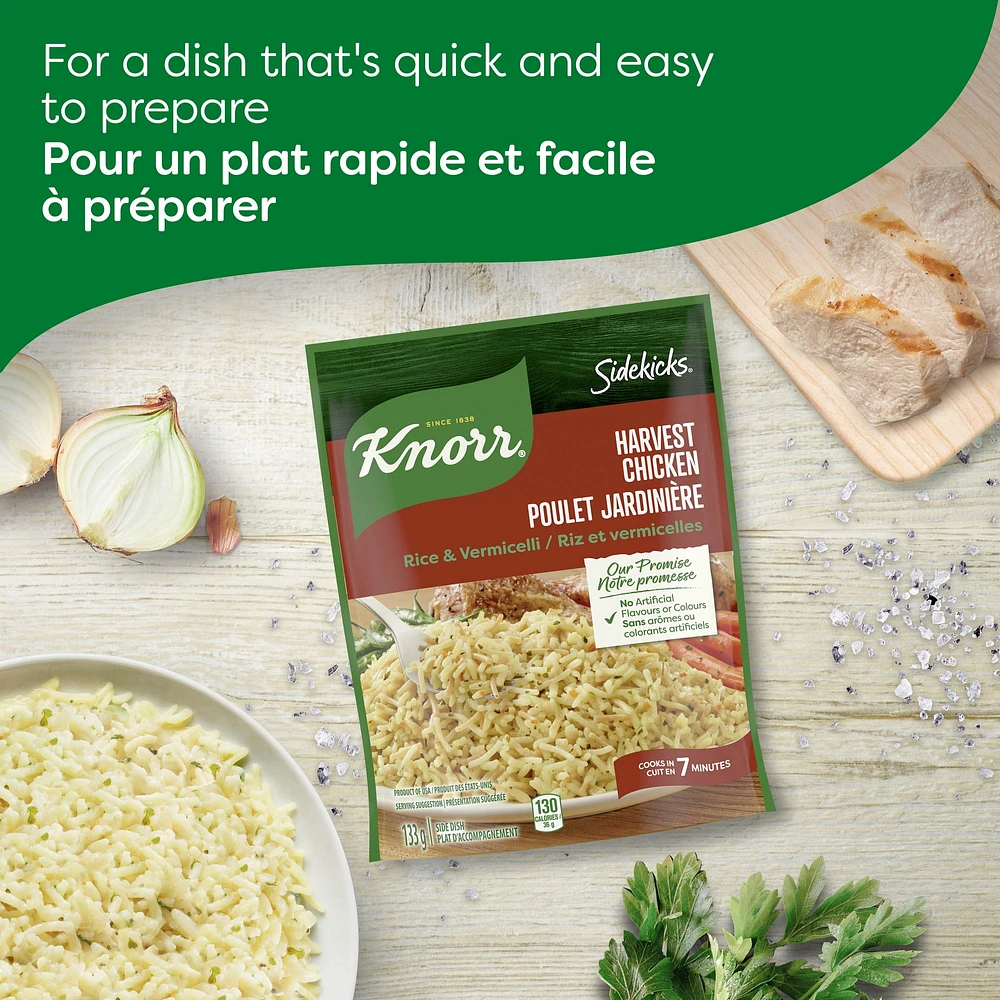 Knorr Sidekicks Harvest Chicken Rice Side Dish, 133 g Side Dish