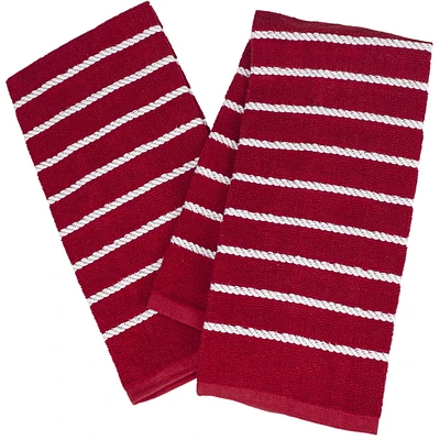 Paquet de 2 Serviettes de Cuisine en tissu boucle