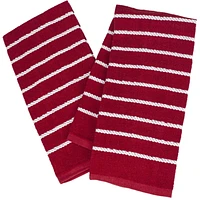Paquet de 2 Serviettes de Cuisine en tissu boucle