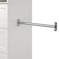 Systembuild Evolution Nevaeh Ridge 4 Drawer Closet Storage, White