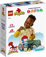 LEGO DUPLO Marvel Spider-Man’s House 10995, with Spidey, Ghost-Spider and Bootsie the Cat minifigures, Spidey and His Amazing Friends Super Hero Christmas Gift Idea for Toddlers, Boys, and Girls, Includes 25 Pieces, Ages 2+