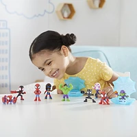 Marvel Spidey and His Amazing Friends - Miniamigos arácnidos - Figura coleccionable de 6 cm en estuche arácnido - A partir de 3 años