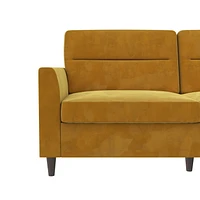 Novogratz Concord Sofa, jaune moutarde
