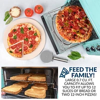 Nostalgia RTOV2AQ Retro 12-Slice Convection Toaster Oven