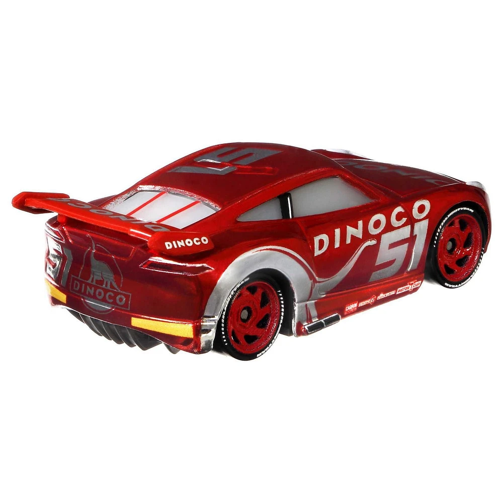 Véhicule Cars Racing Red Dinoco Cruz Ramirez Disney Pixar à l'échelle 1:55