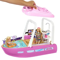 Barbie Bateau de Rêve-Coffret bateau, piscine, toboggan, accessoires