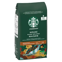 STARBUCKS House Blend Medium Roast Whole Bean Coffee