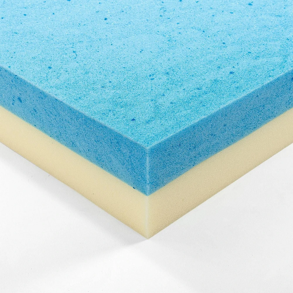 Zinus Spa Sensations surmatelas en mousse à mémoire de forme rafraîchissante de 4 pouces