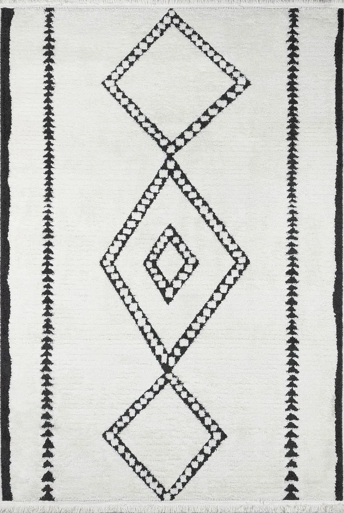 ECARPET Zelda 7'6" x 9'6" Contemporary Area Rug for Living Room, Bedroom, Dining Room, Entrance, Hallway and More.