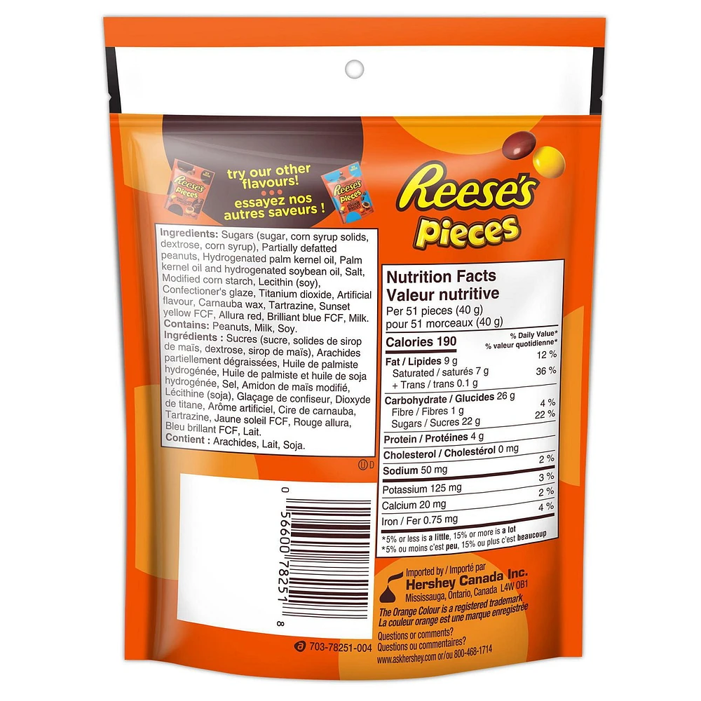 REESE'S PIECES Peanut Butter Candy, 230g