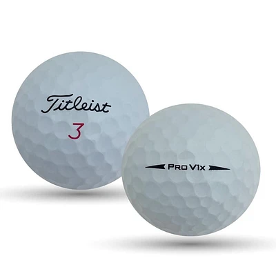 Mulligan - 48 balles de golf récupérées Titleist Prov V1x 2018 5A, Blanc
