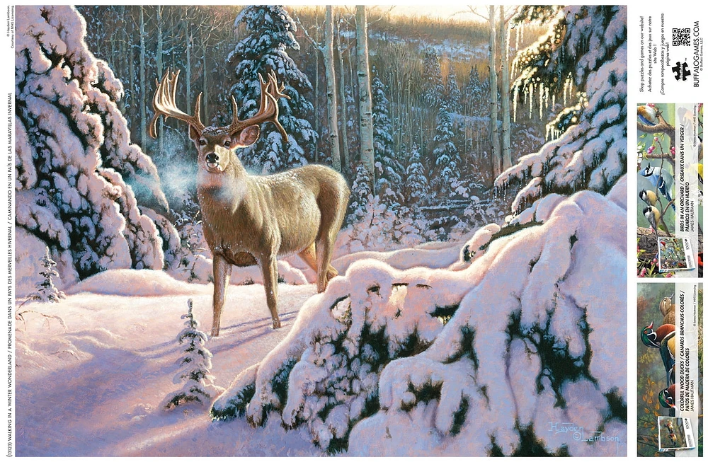 Buffalo Games Walking in a Winter Wonderland 1000-Piece Interlocking Jigsaw Puzzle