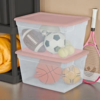 Sterilite 55 L Storage Box - Pink
