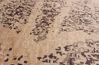 ECARPETGALLERY 5'4" x 7'3" Transitional Finest Oushak Hand-knotted Area Rug for Living Room, Dining Room and Bedroom in Ivory