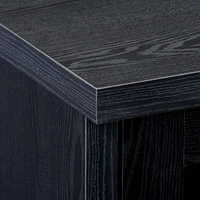 Banc TV Fremont avec armoires en verre pour téléviseurs jusqu'à 90 "