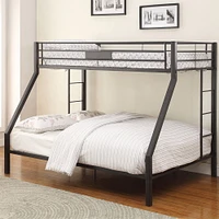 ACME Limbra Twin XL over Queen Bunk Bed in Sandy Black