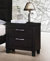 TABLE DE NUIT HOSTA EN FINITION NOYER