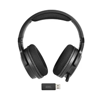 onn. Wireless Rechargeable Over-Ear Gaming Headset, 12 Playtime Hours, USB Receiver