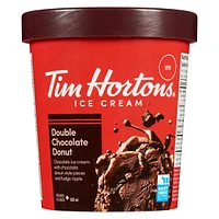 Tim Hortons Double Chocolate Donut Ice Cream 500mL, Made with 100% Canadian Dairy