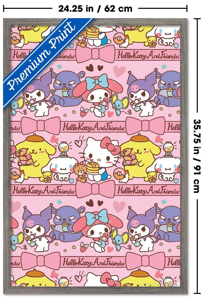 Hello Kitty et ses amis : 25 heures de goûter - Collage