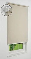 Linen Avenue Cordless Solar Screen Roller Shade
